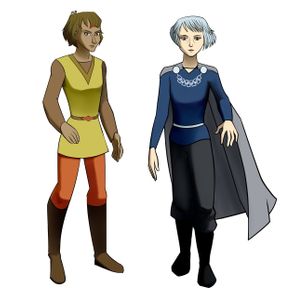 Initial character designs based on the Riddlemaster trilogy (Riddle of Stars) by Patricia McKillip, 2020